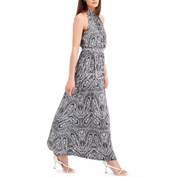INC International Concepts Paisley-Print Halter Maxi Dress Size PS - Picture 1 of 11